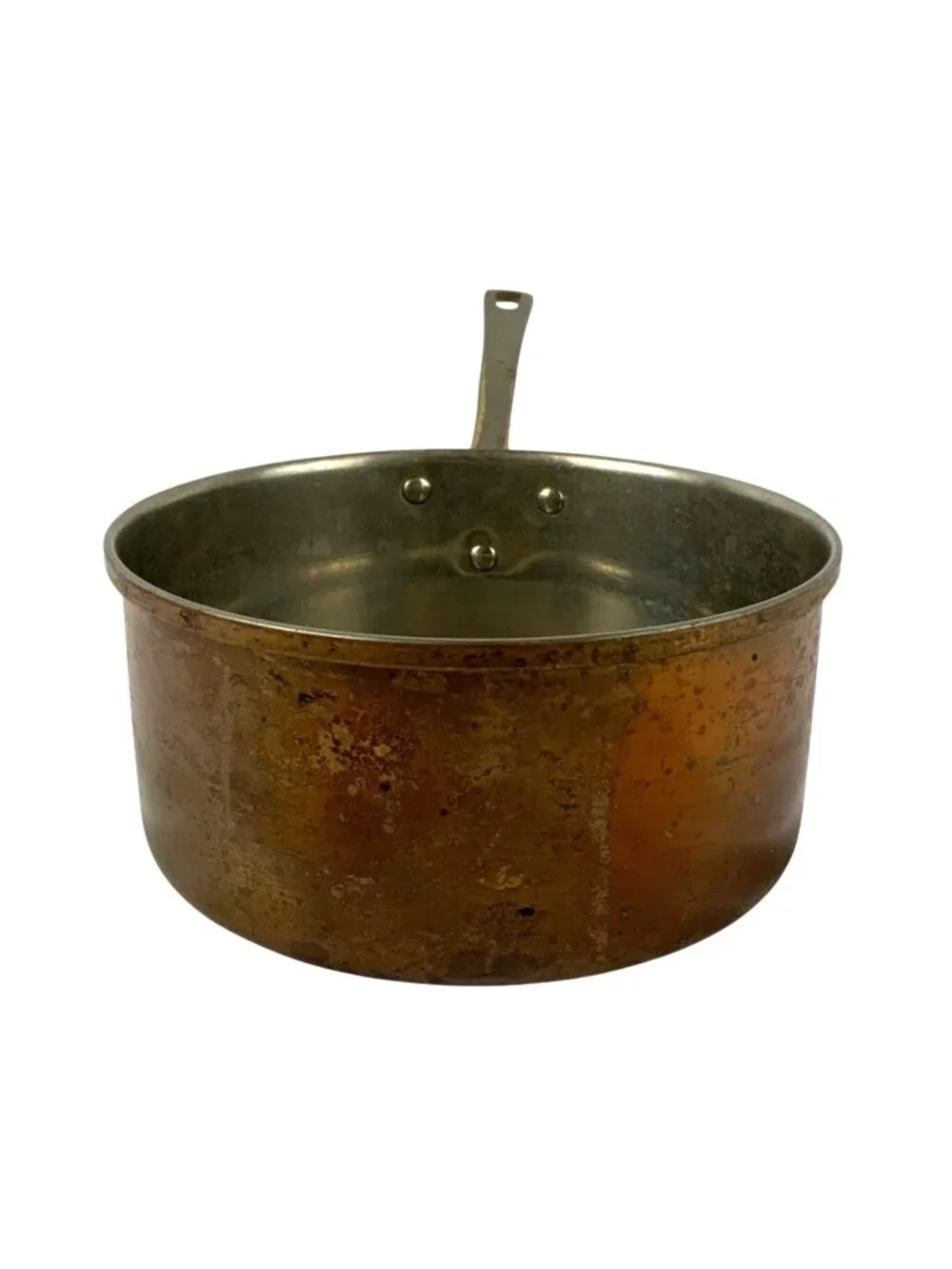 ODI Copper Saucepan 1.5 Qt Brass Handle Made in Portugal